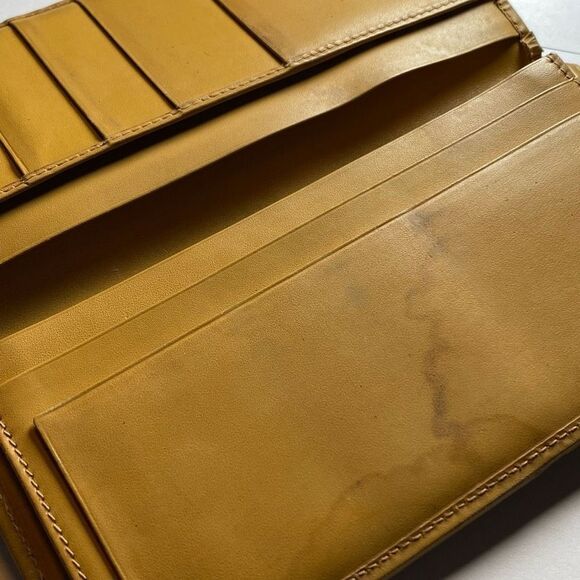 Authentic Celine Macadam Vintage Long PVC & Leather Bifold Wallet **FLAWS** - Picture 8 of 9